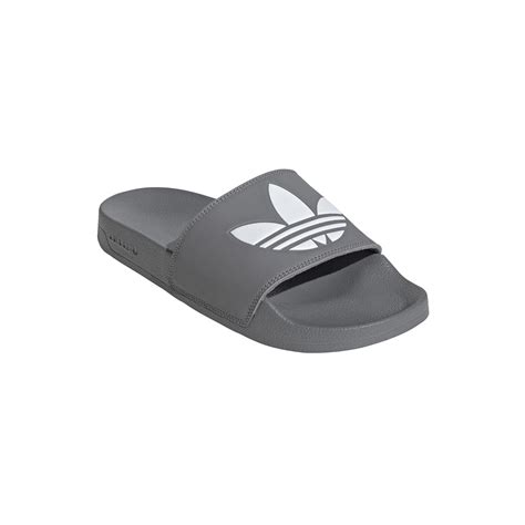 badslippers adidas wit grijs|Adidas adilette slippers.